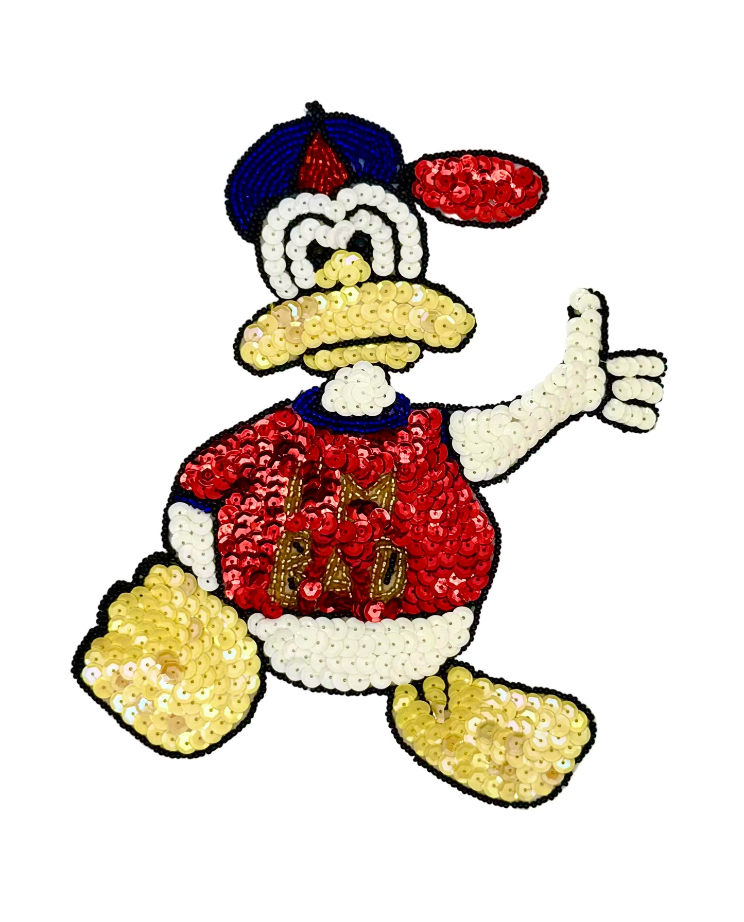 Duck with Red T-Shirt saying "I'm Bad" 8" x 6.5”