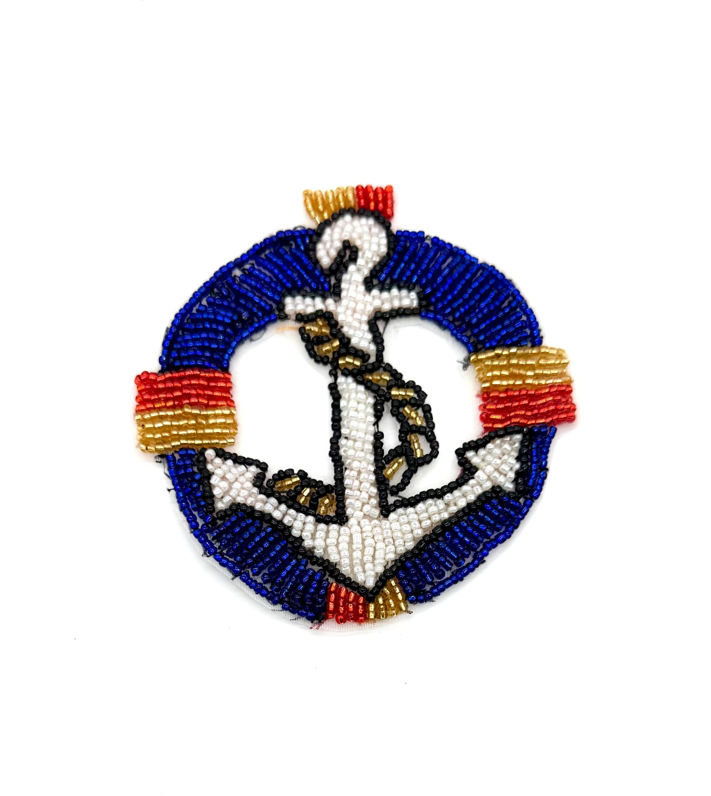 Ancla y Cuerda - Toda Abalorios - Multicolor 4"