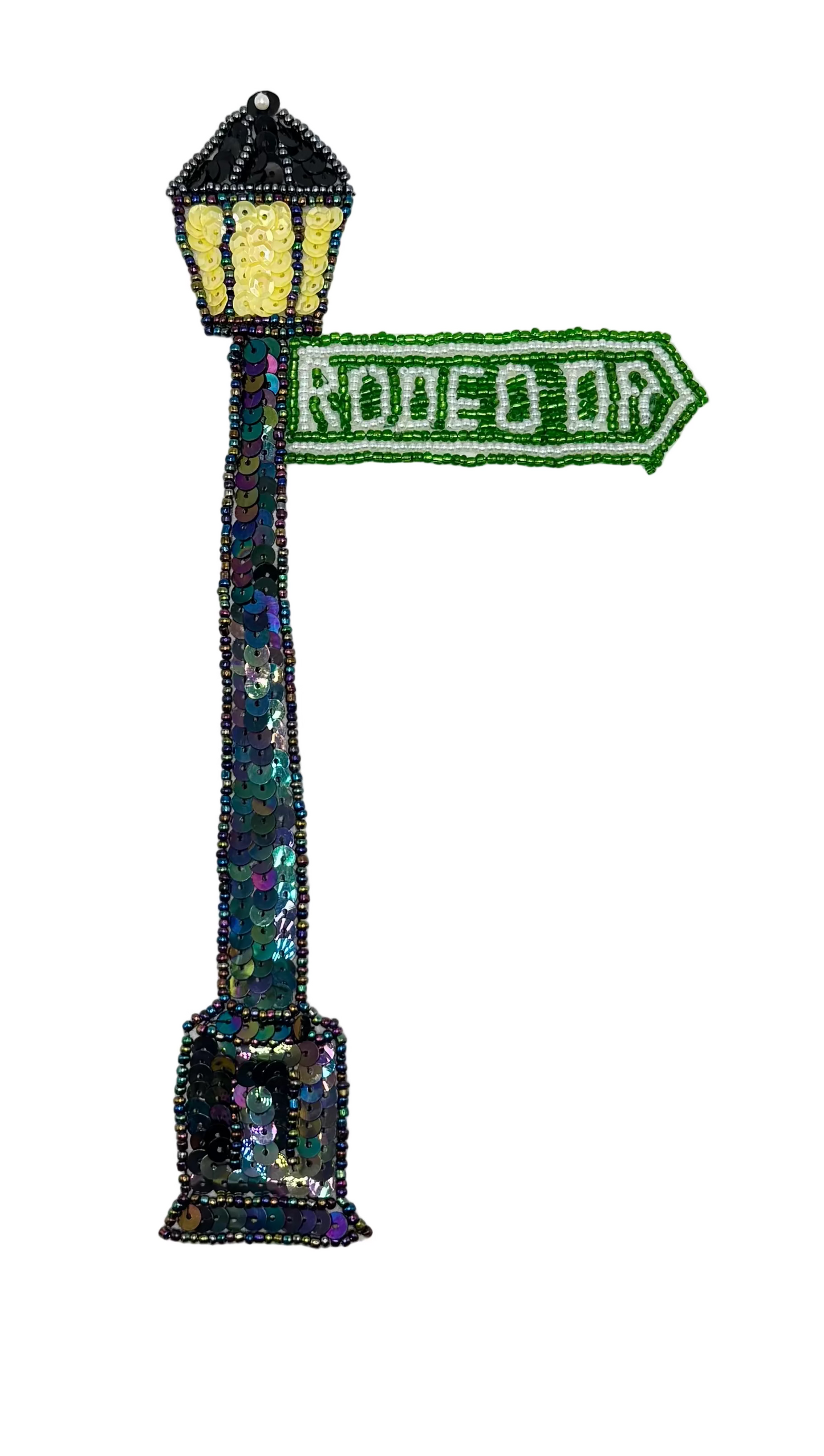 Aplique de poste de luz Rodeo Drive 9" x 4.5"