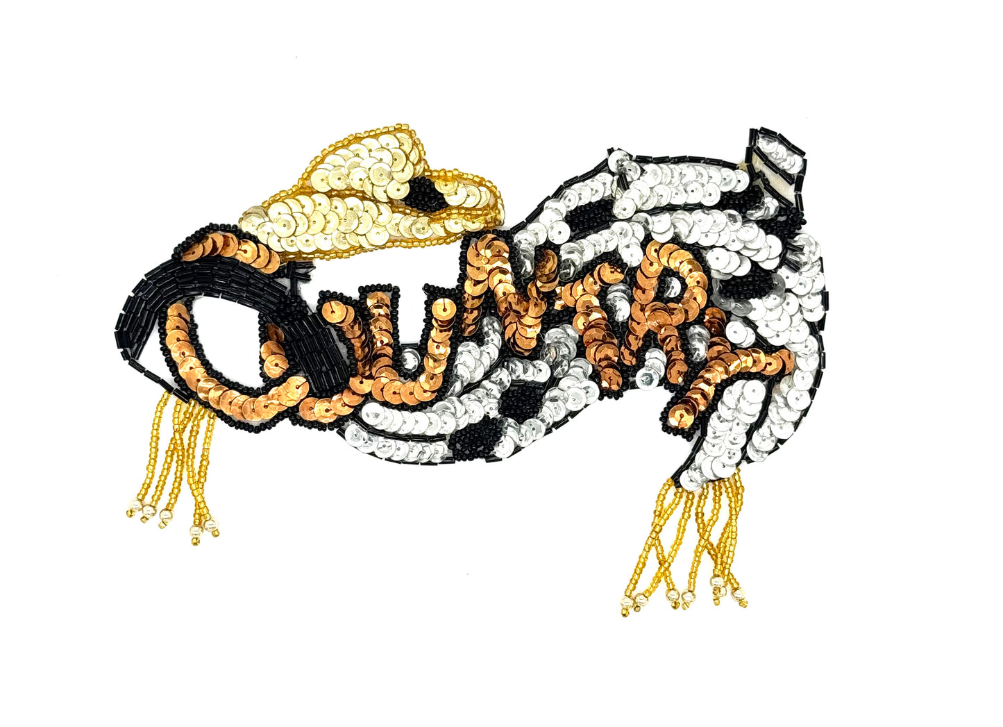 The Word Country and a Cowboy Hat - Choice of Two Colors 7.5" x 6"