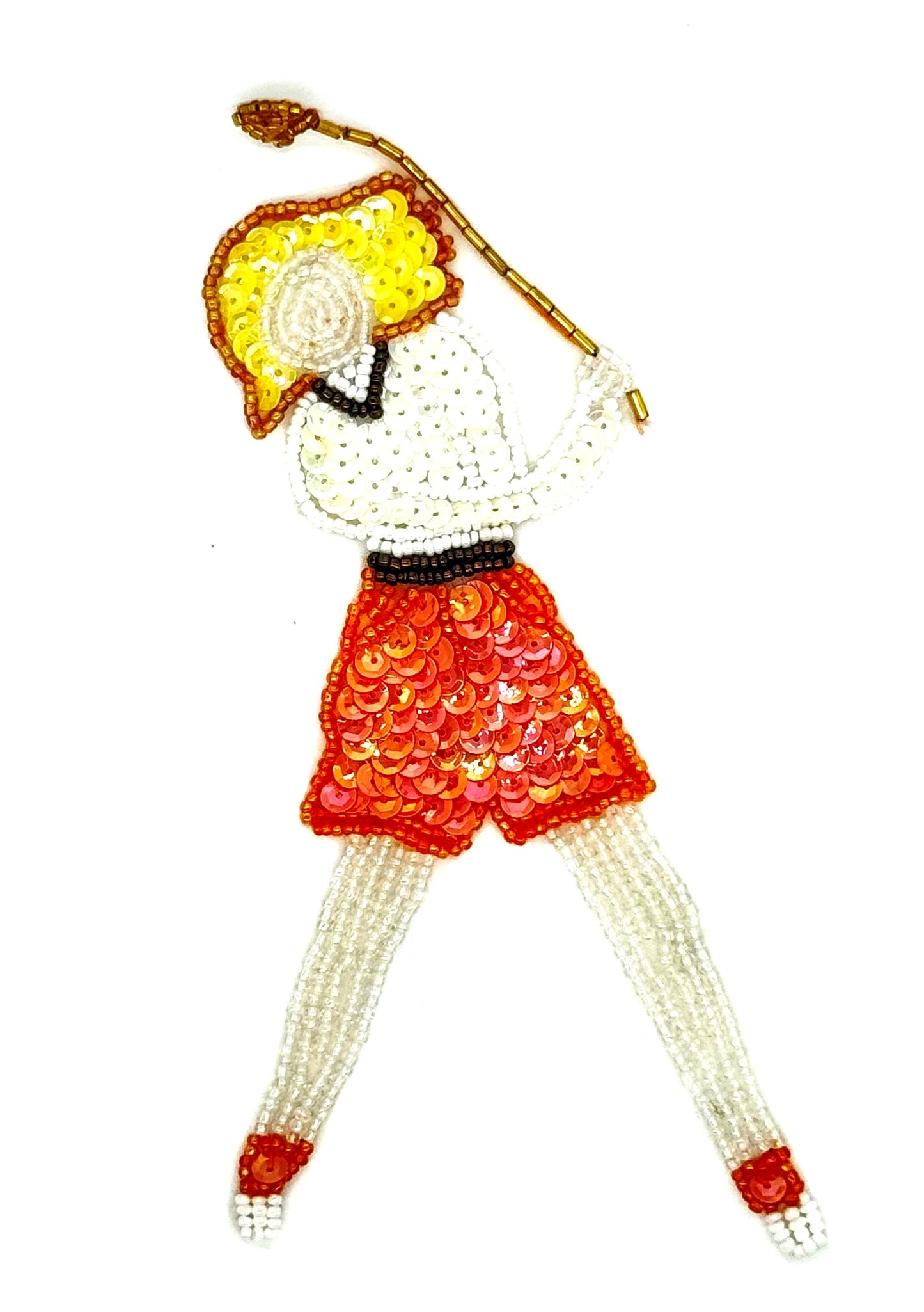 NIÑA GOLFISTA 6.5" x 3" Variantes No Engomado y Engomado