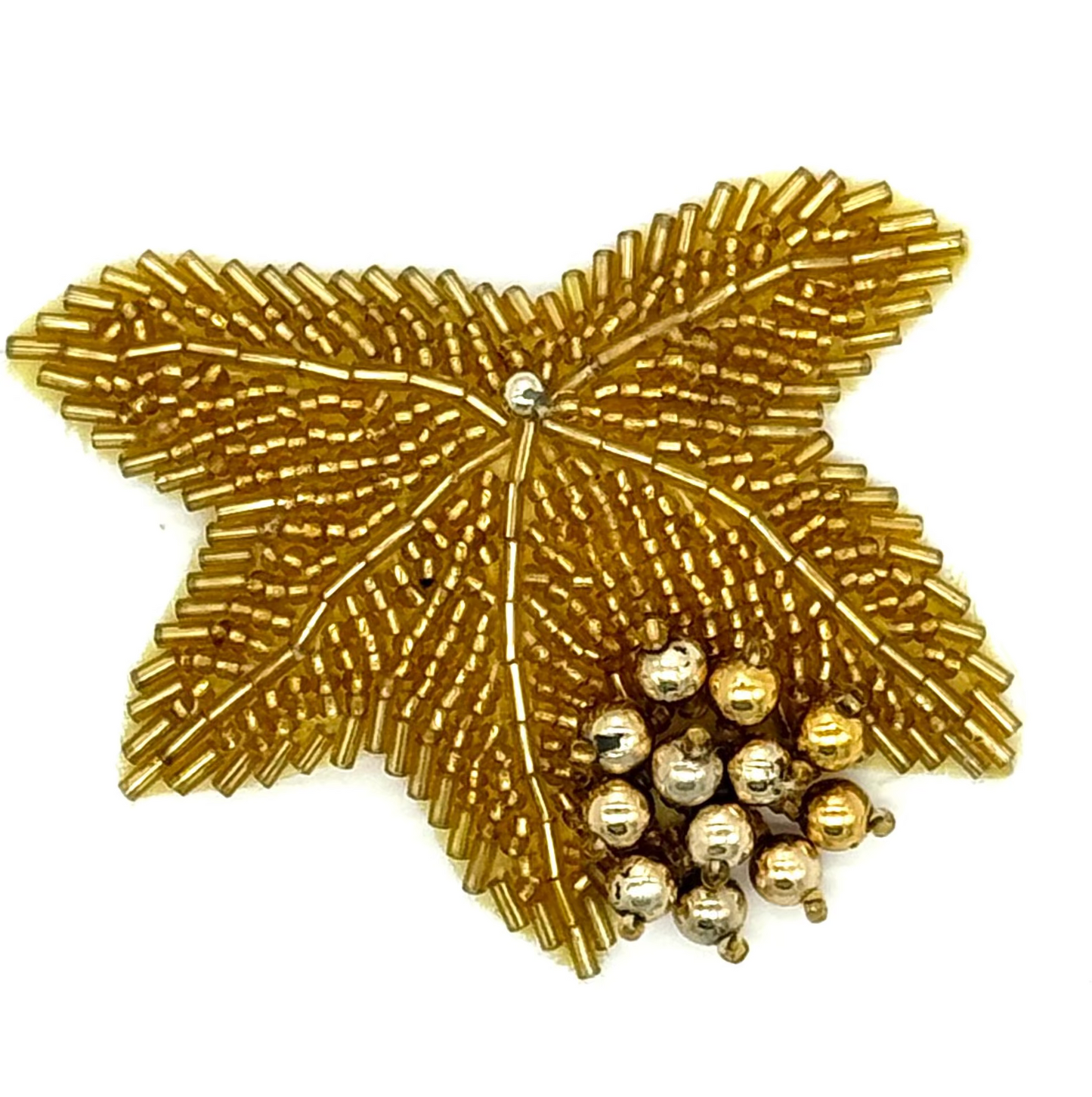 Charretera - Cuentas Doradas 3" x 2.5"