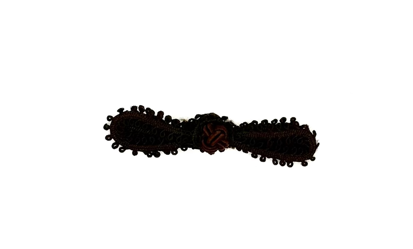Cierre de Rana - Marrón Espresso - Elige el tamaño 6”x 1.25”/3”x .75”