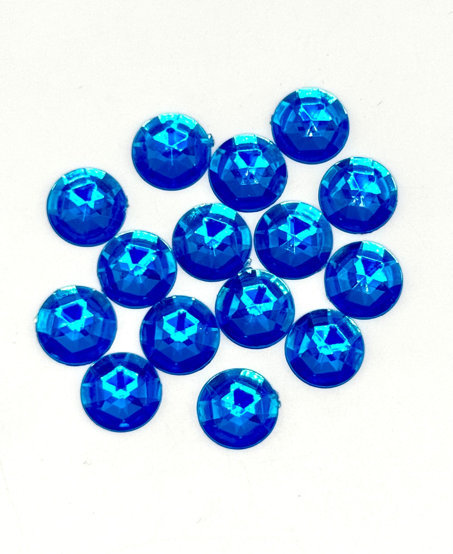 Acrylic Flat-back Rhinestones - 15mm (.75") - Not Hotfix - Choice of Color