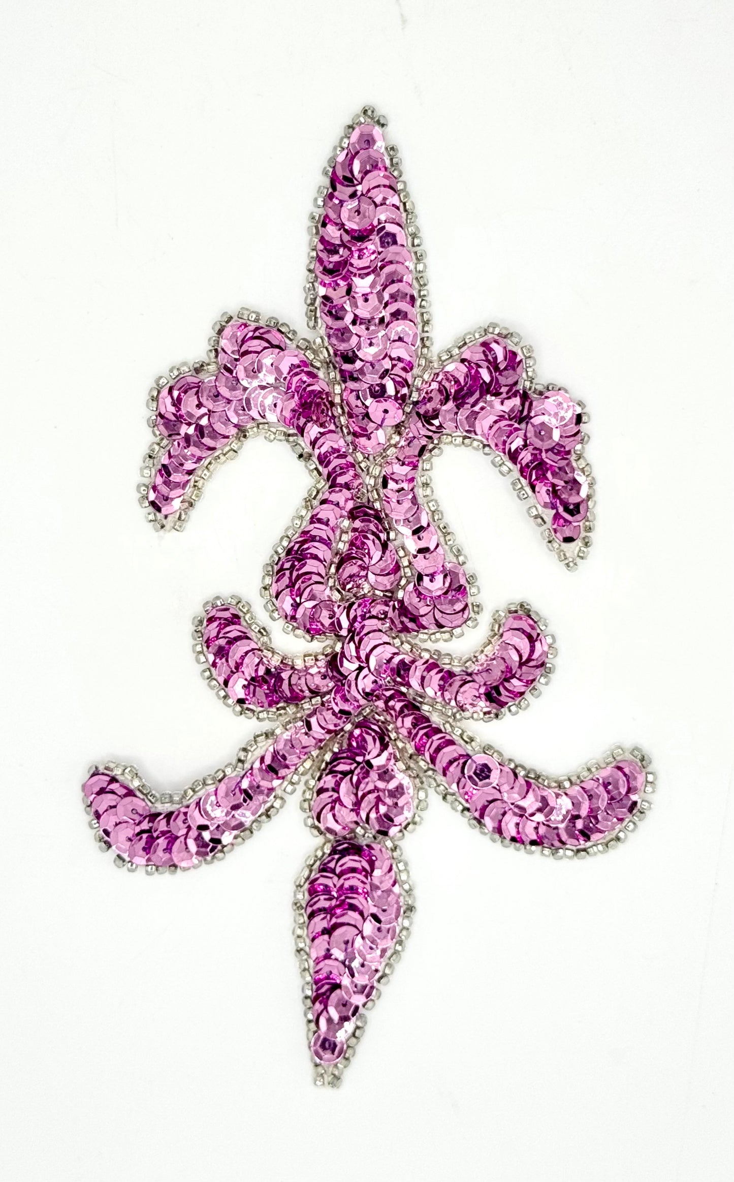 Choice of Color - Designer Motif Appliqué Sequins and Beads - 7" x 4"