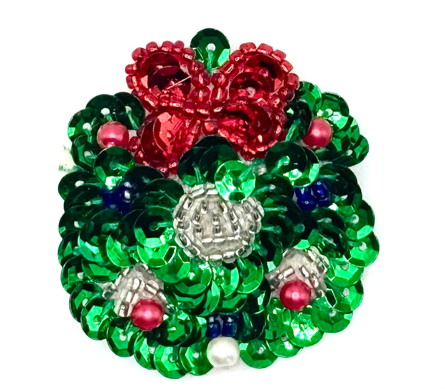 Wreath for Xmas 1.75" x 1.75"