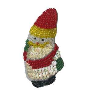 Choice of Size Santa Red Hat Sequins and Beads