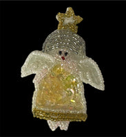 Angel with Iridescent Sequins and Star 3