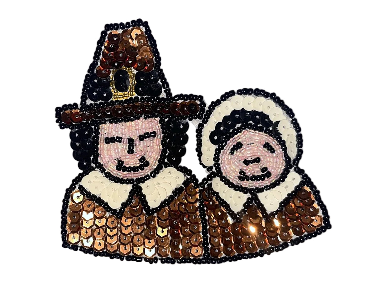 Peregrino Hombre y Mujer 3.5”x 3.25”