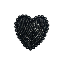 Heart Black Beads and Pearls 1.5