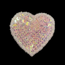 Load image into Gallery viewer, Choice of Color Heart with Sequins and Beads 1.5&quot;