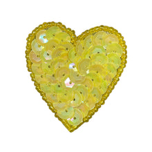 Load image into Gallery viewer, Choice of color Heart Sequins &amp; Bead 1.5&quot;