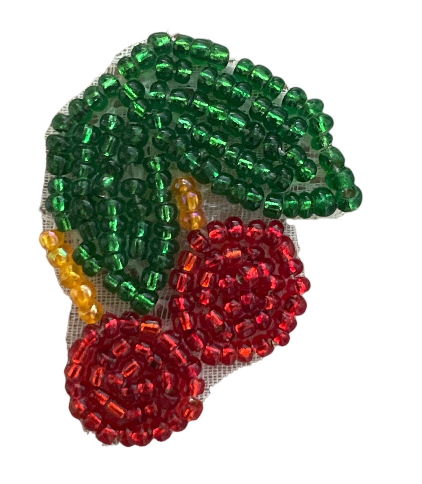 Beaded Cherry 1.5" x 1"