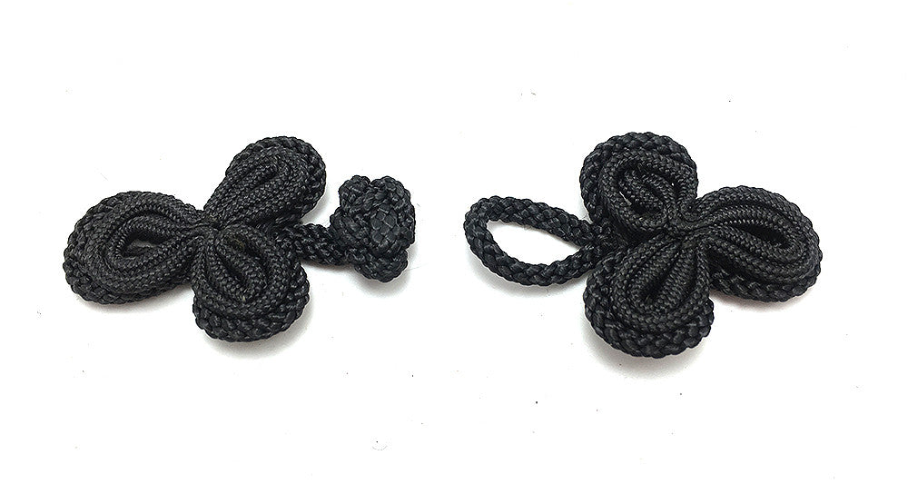 Cierre de Alamar - Cuerda Negra con Incrustación de Cuerda Más Fina 3" x 1"