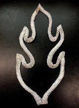 Load image into Gallery viewer, Flames &quot;Outline&quot; Choice of Silver, Gold or Red Beads 7.5&quot; x 3&quot;