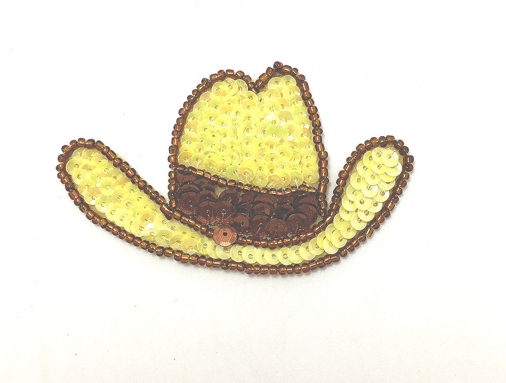 Cowboy Hat Yellow in 3 variants 3.25
