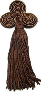 Passementerie Tassel - Chocolate Brown 5.5" x 2.5"