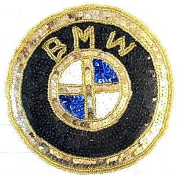 B.M.W. Patch Sequin Beaded 6