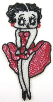Betty Boop Cartoon Character Sequin Beaded 7
