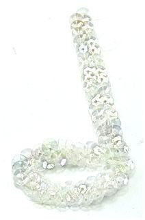 Single Note with iridescent Sequins 1.5" x 3"