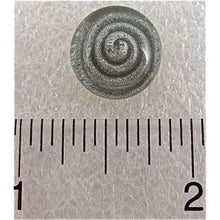 Load image into Gallery viewer, Button Grey Spiral in Glass 1&quot;