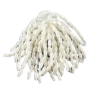Epaulet Bundle - White Beaded 2.5" x 2"
