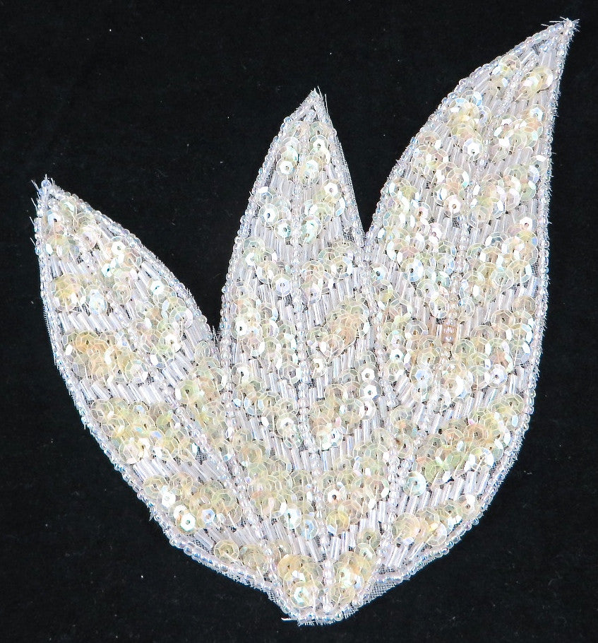 Hoja Amarilla Iridiscente 5" x 5"
