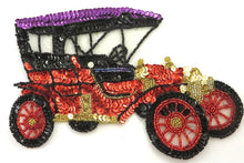 Load image into Gallery viewer, Car Vintage Model T style, Multi-Color Sequins/Beads 5.5&quot; x 7.5&quot;