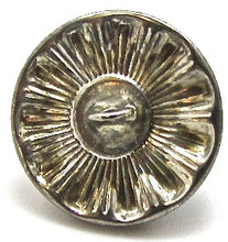 Load image into Gallery viewer, button Lite Grey &amp; Silver Center Surrounded by 12 Rhinestones 1/2&quot;