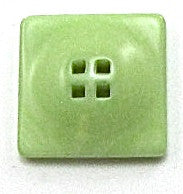 Button Lite Lime Green with Raised Top and Four Holes 1/2