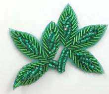 Load image into Gallery viewer, Choice of Color Leaf with Beads 2.25&quot; x 3.25&quot;