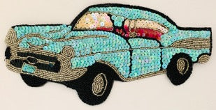 Coche clásico de 1957, 3 variantes, 10" x 4.75"