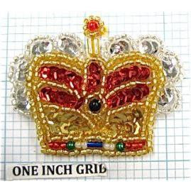 Crown Multi-Colored 2" x 2"