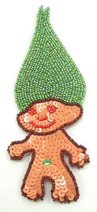 Troll emoji with Green Hair 6.5" x 2.5"