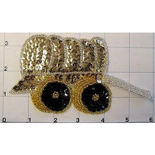 Covered Wagon Gold and Silver 3" x 5.5"