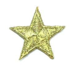 Star Embroidered in 2 Color Variants, 4 size Variants