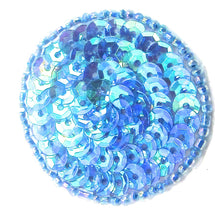 Load image into Gallery viewer, Choice of Size Blue Iridescent Dot Sequins and Beads