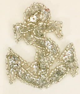 Anchor with Rope, two variants in Color, 2" x 1.5"