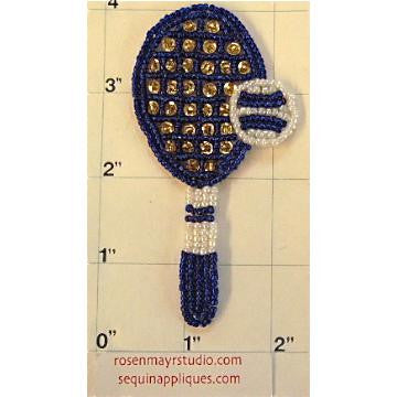 Raqueta de tenis 3.5" x 2"