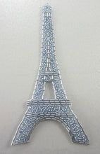Load image into Gallery viewer, Eiffel Tower with Light Blue Beads 6.25&quot; x 3&quot;