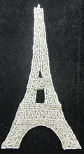 Load image into Gallery viewer, Eiffel Tower with Silver Beads 6.25&quot; x 3&quot;
