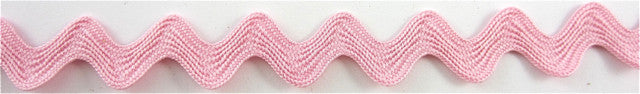 Trim Pink Rick Rack Ribbon 1/5 Wide, Sold by the Yard
