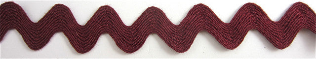 Trim, Mauve Rick Rack 3/8" Wide, Sold by the Yard