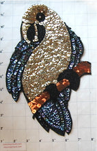 Load image into Gallery viewer, Parrot Gold and Moonlite Sequins and Beads 11&quot; x 7&quot;