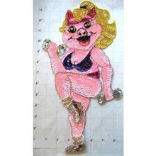 Load image into Gallery viewer, Pig doing Aerobics 14&quot; x 7&quot;