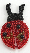 Load image into Gallery viewer, Ladybug with black/red Beads 1&quot;