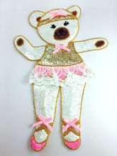 Load image into Gallery viewer, Bear Ballerina Pink Tutu 13&quot; x 10&quot;