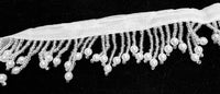 Trim with White Pearl Beaded Fringe 1