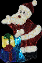 Load image into Gallery viewer, Santa Bending over Presents 9&quot; x 6&quot;