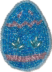 Blue Easter Egg 2" x 1.5"